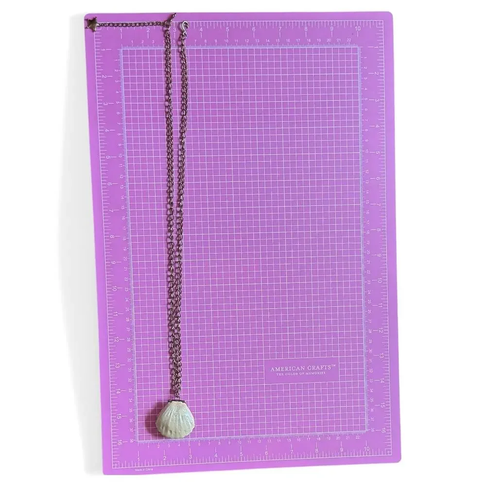 Disney Couture Mermaid Clamshell Ariel Necklace Anything for Love Pendant Whimsy - Picture 8 of 10